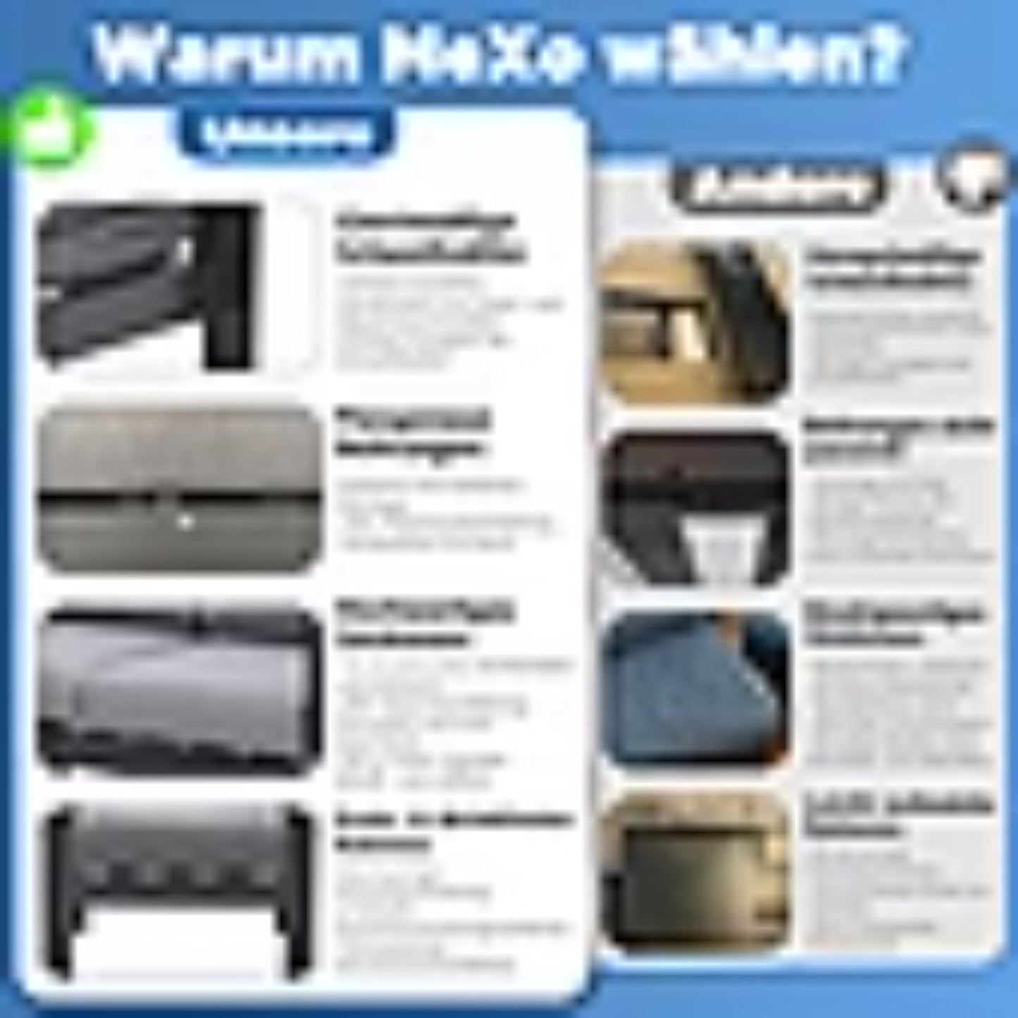 MEXO 4er Gartenlounge - Set Alu wetterfest, inkl. 12cm Relax - Sitzkissen & Tisch, weiß – passt zu skandinavischem, mediterranem, minimalistischem Stil, nachttaugliches Design - MeXo - Home
