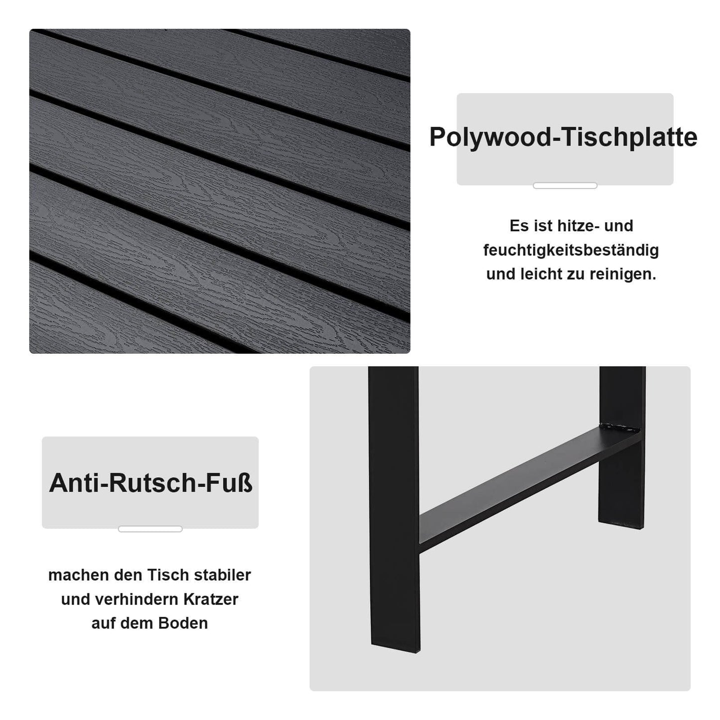 MeXo Gartenlounge - Set Ecklounge Outdoor 6 - 8 personen, (Gartenmöbel Set Aluminium, Loungegruppen mit 3 Ecksofas, 1 Bank, 1 Esstisch), Gartenlounge Set wetterfest Sitzgruppe Essgruppe Garnitur - MeXo - Home