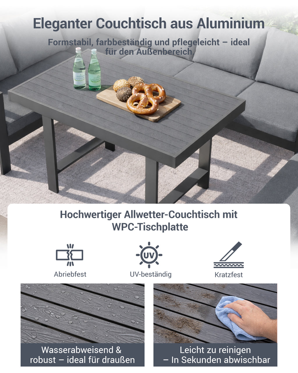 MEXO Ecklounge Schenkel links 5-tlg. 6-8P