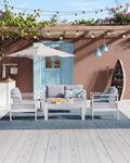 MEXO Balkon-Gartenlounge 4-tlg.