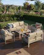 MEXO Gartenlounge 5-tlg. 6–7 Personen
