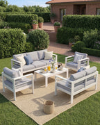Gartenlounge Set für 6-7 Personen