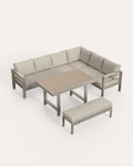 MEXO Gartenlounge-Set 6–8 Personen