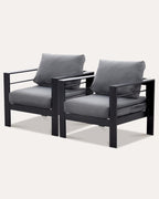 MEXO Gartensessel 2er Set