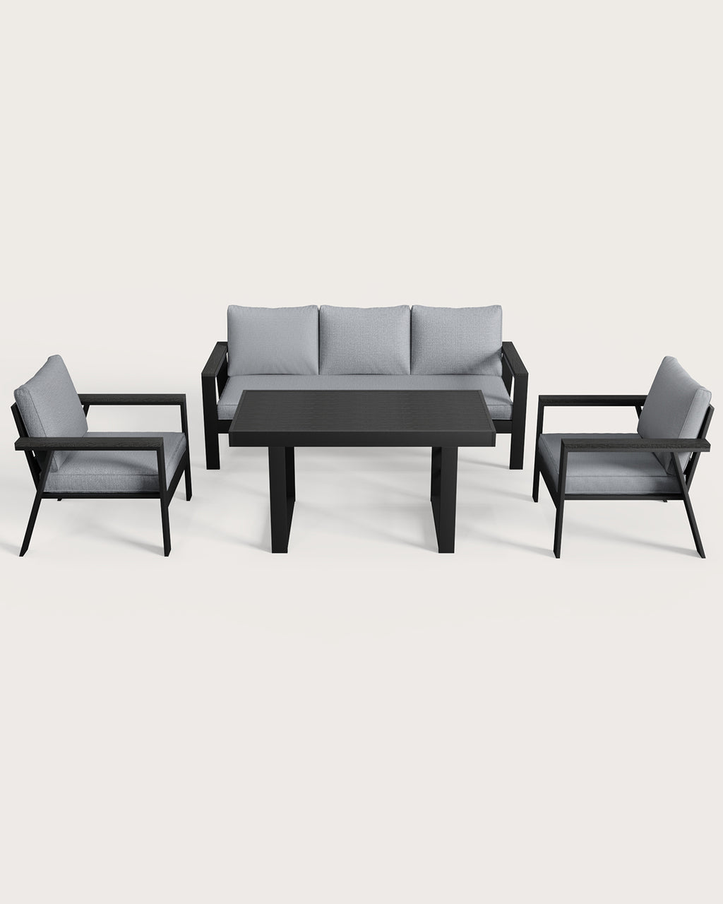 MEXO Gartenmöbel Set 4-tlg. 5–6 Personen