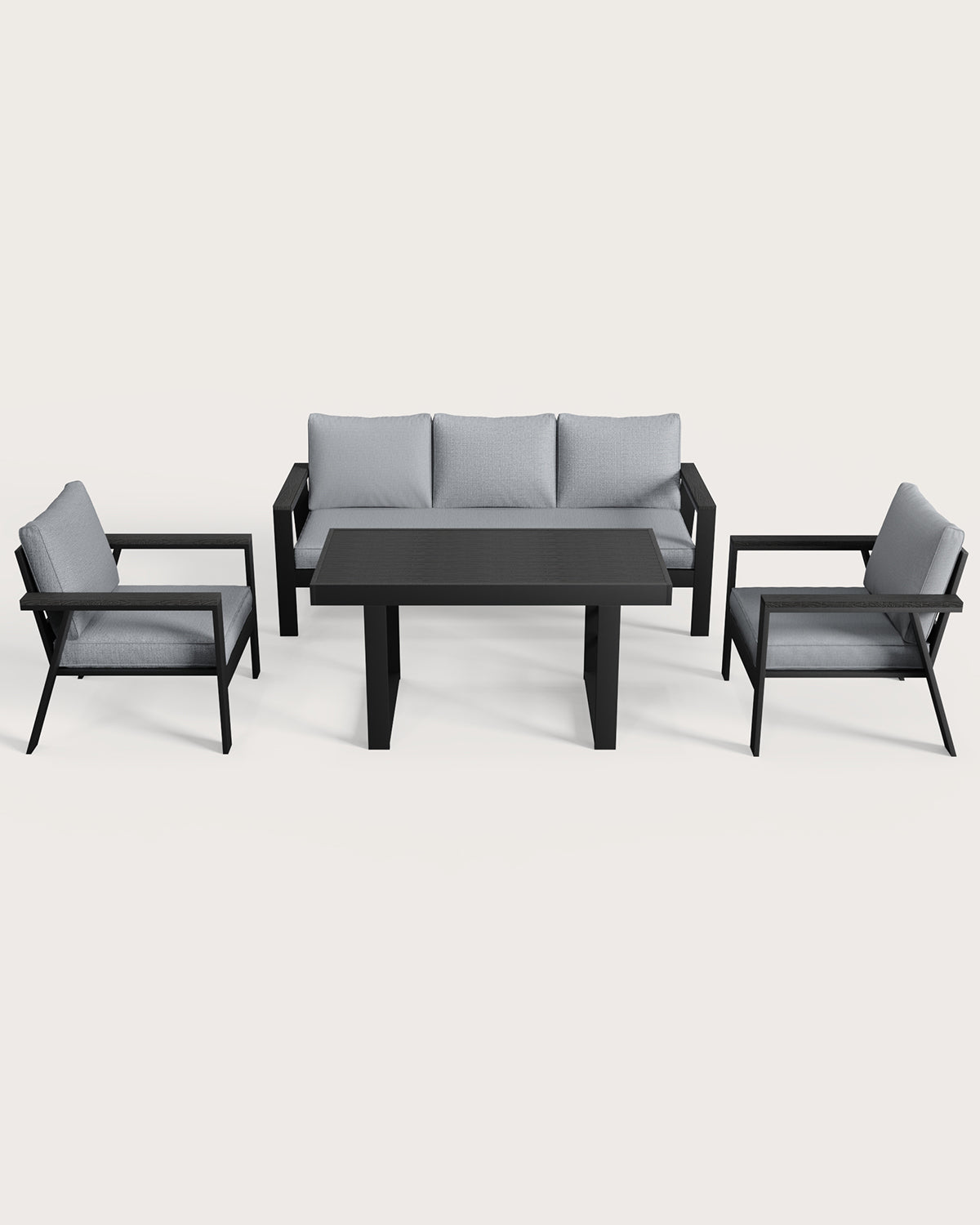 MEXO Gartenmöbel Set 4-tlg. 5–6 Personen