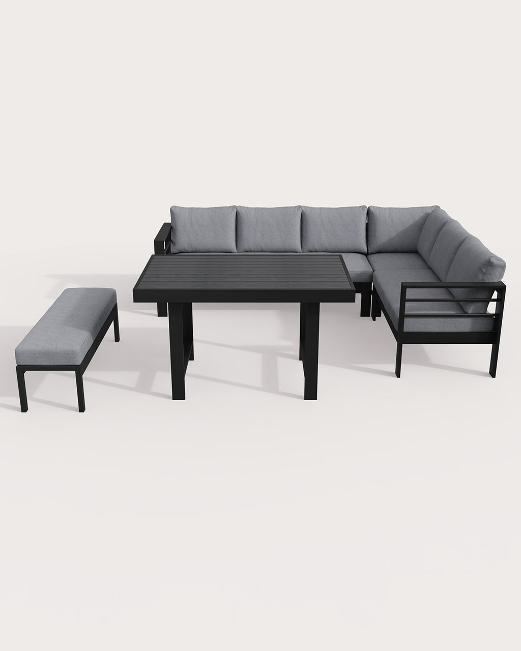 MEXO Gartenlounge 5-tlg. 6–8 Personen