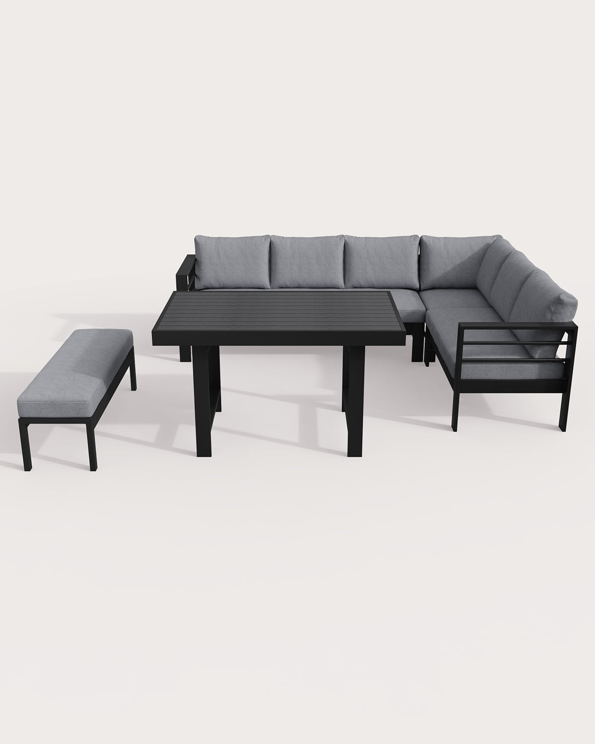 MEXO Gartenlounge 5-tlg. 6–8 Personen