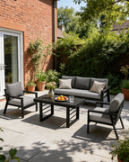 MEXO Gartenmöbel Set 4-tlg. 5–6 Personen