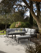 MEXO XXL Garten-Ecklounge 5-tlg. 6–8 Personen