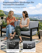 MEXO Gartenmöbel Set 4-tlg. 5–6 Personen