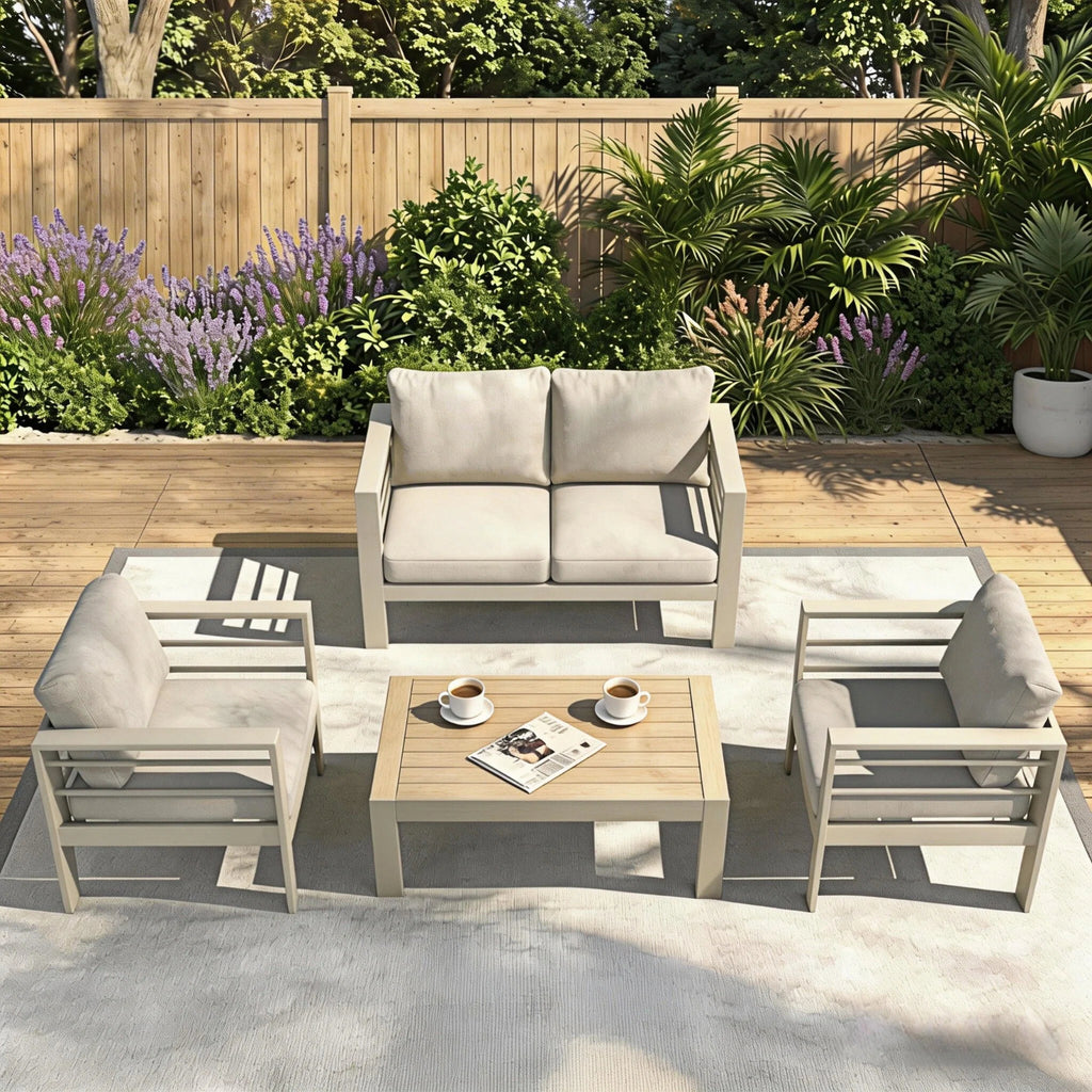 MEXO Balkon-Gartenlounge 4-tlg.