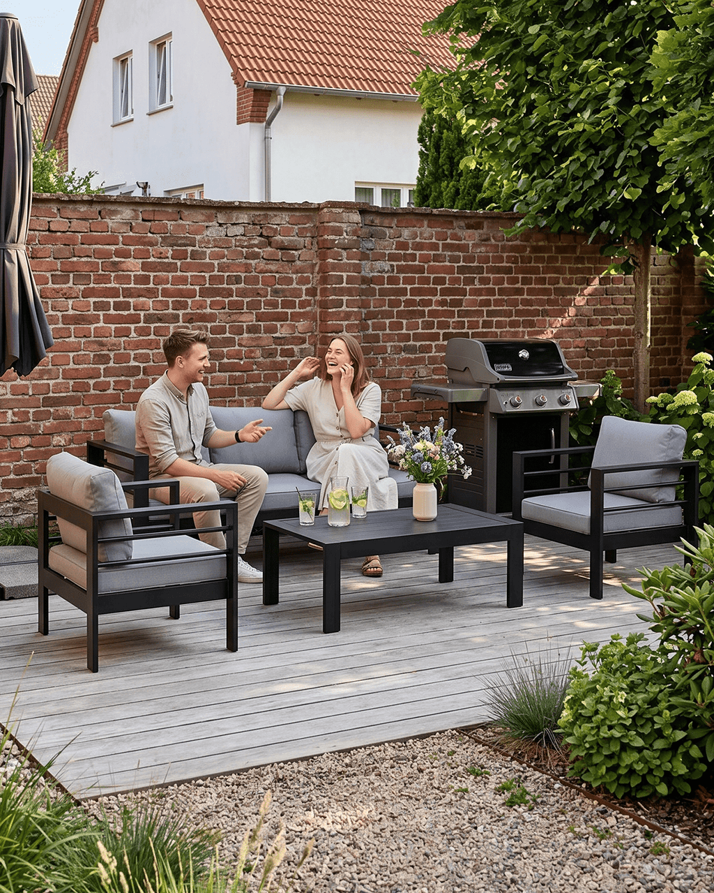 Gartenlounge Set 4 - 5 Personen - MeXo