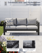 Gartenlounge Set 4 - 5 Personen - MeXo