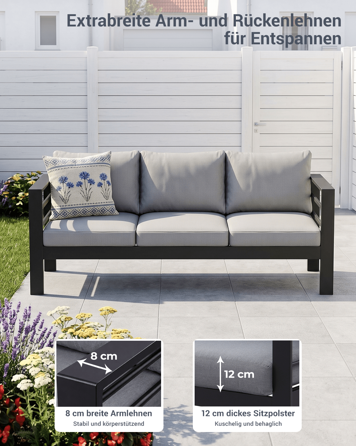 Gartenlounge Set 4 - 5 Personen - MeXo