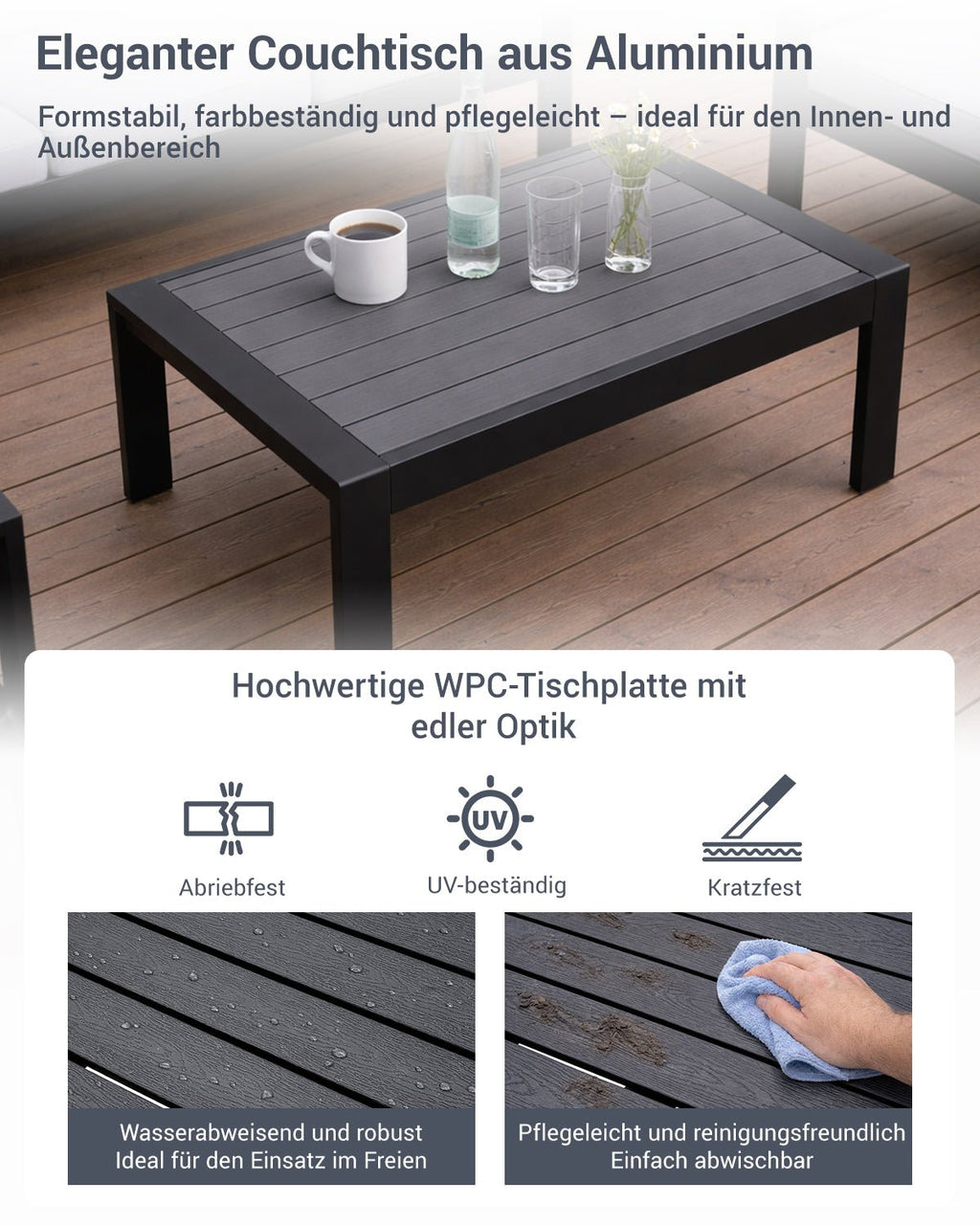 Gartenlounge Set 4 - 5 Personen - MeXo