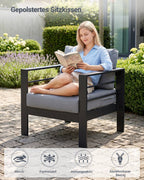 Gartenlounge Set 4 - 5 Personen - MeXo