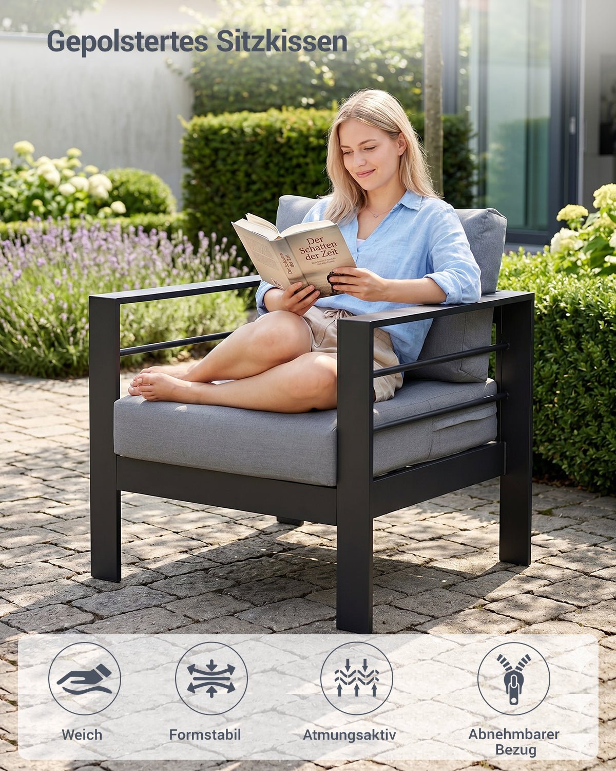 Gartenlounge Set 4 - 5 Personen - MeXo