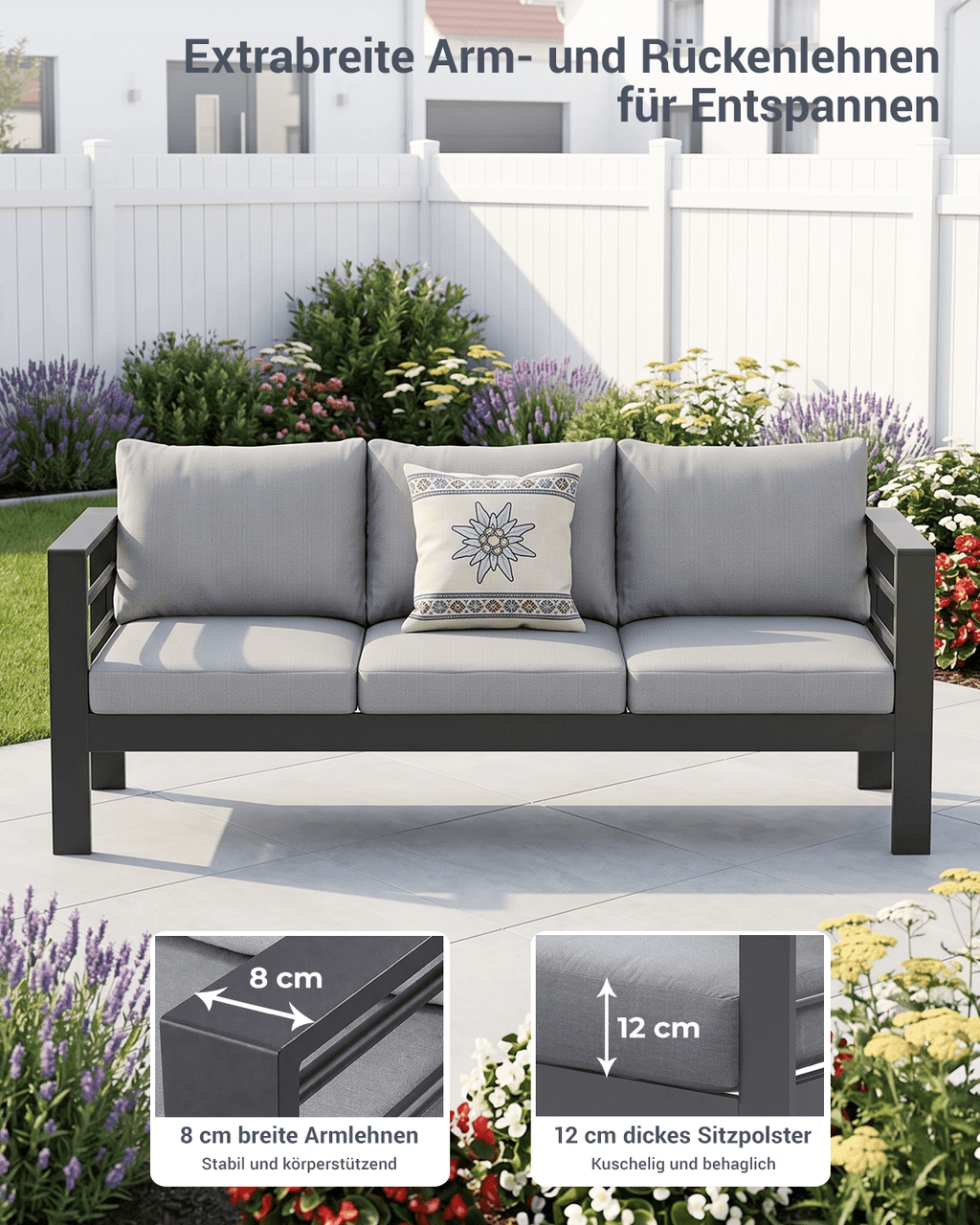Gartenlounge Set 4 - 5 Personen - MeXo