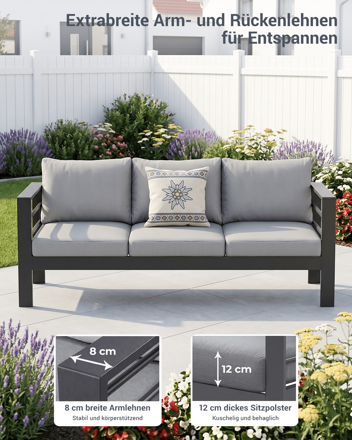 Gartenlounge Set 4 - 5 Personen - MeXo
