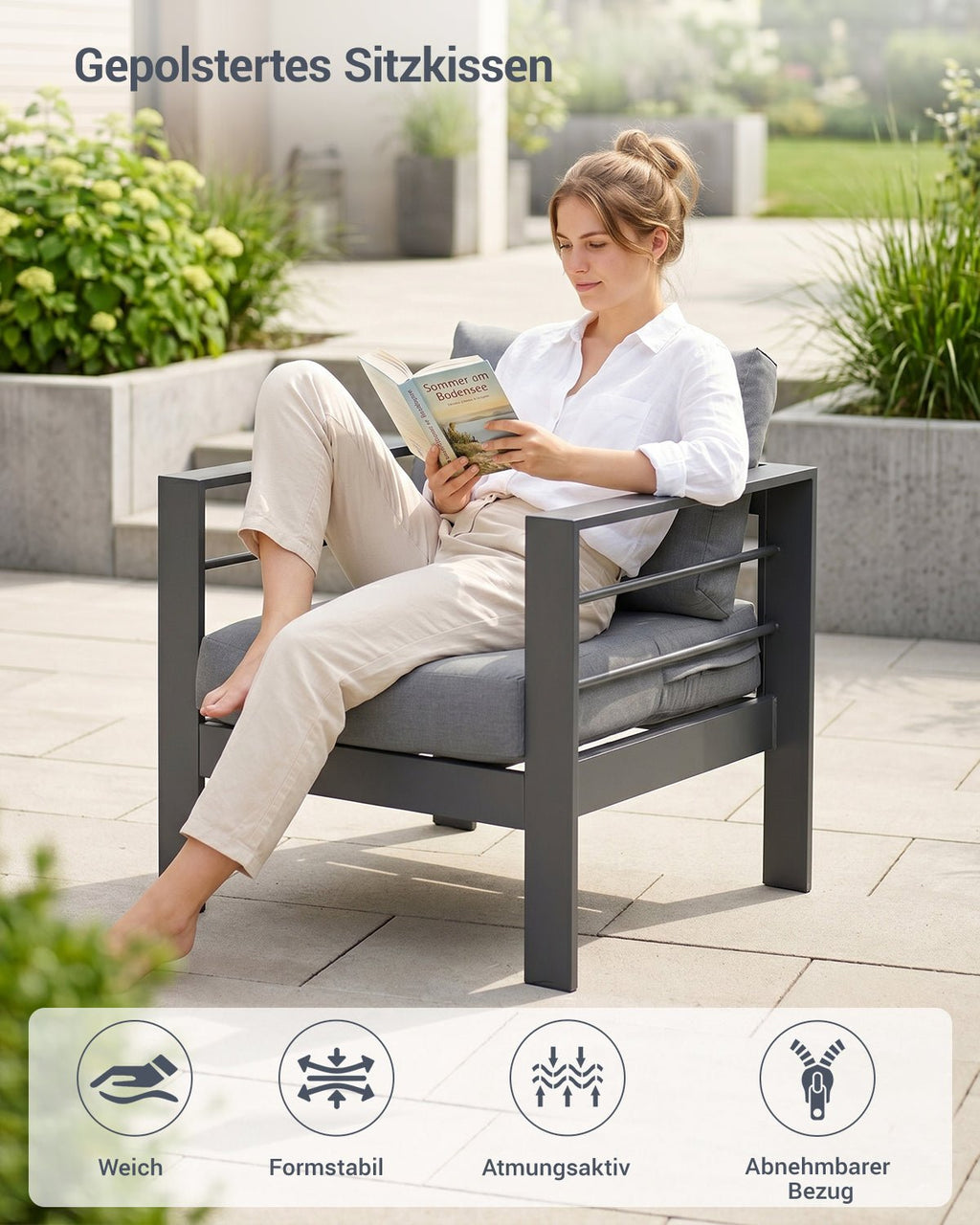 Gartenlounge Set 4 - 5 Personen - MeXo
