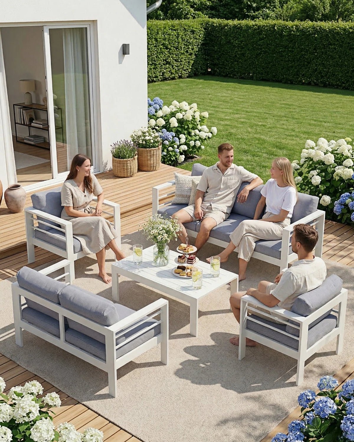Gartenlounge Set für 6 - 7 Personen - MeXo