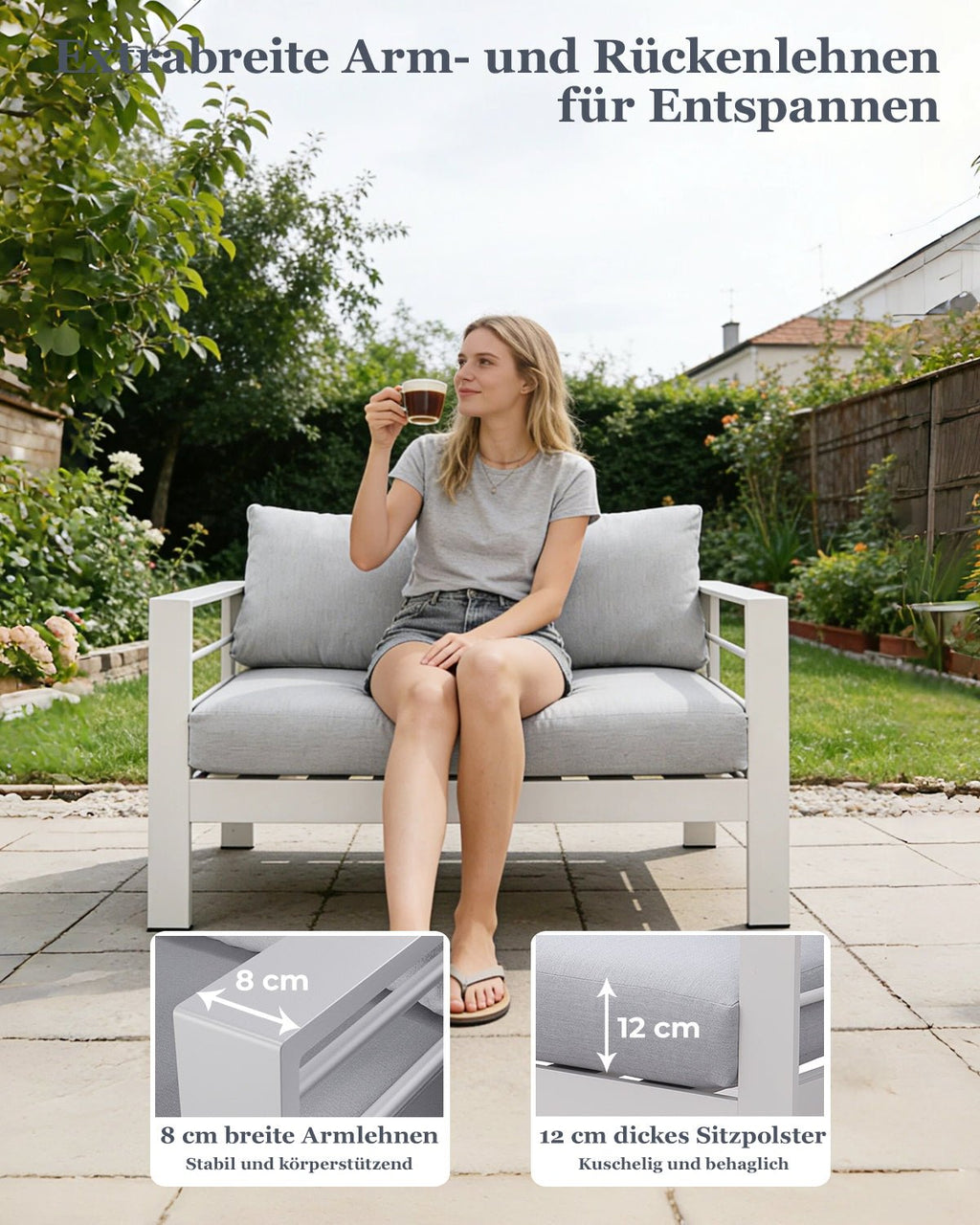 Gartenlounge Set für 6 - 7 Personen - MeXo