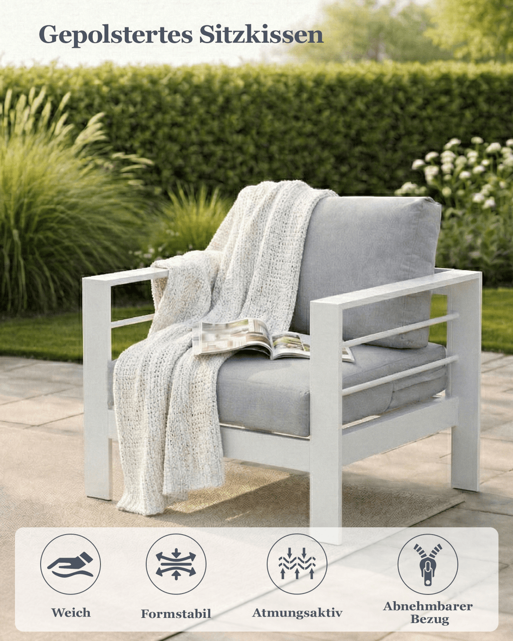 Gartenlounge Set für 6 - 7 Personen - MeXo