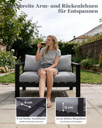Gartenmöbel 5 - tlg. für 6 - 7 Personen - MeXo