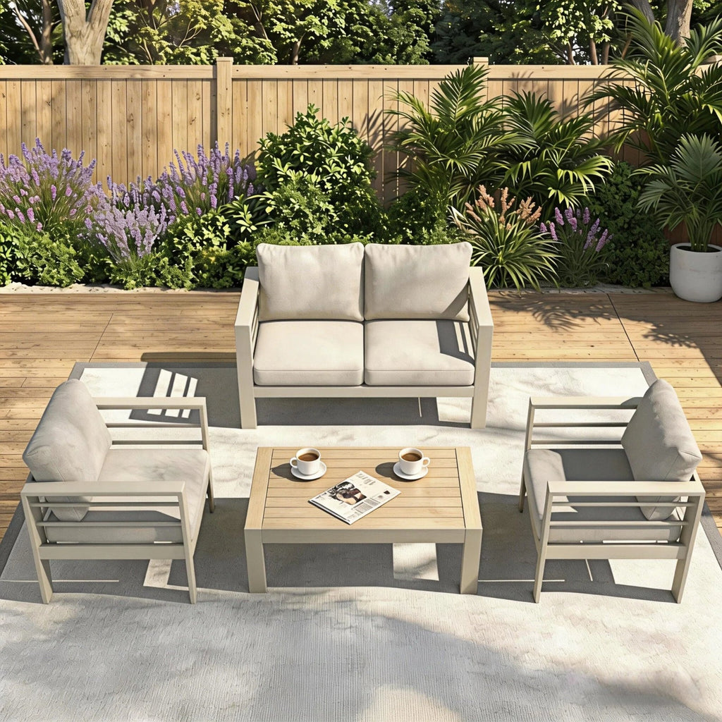 MEXO Balkon - Gartenlounge 4 - tlg. - MeXo