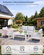 MEXO Balkon - Gartenlounge 4 - tlg. - MeXo