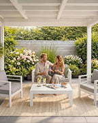 MEXO Balkon - Gartenlounge 4 - tlg. - MeXo