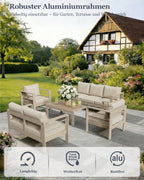 MEXO Gartenlounge 5 - tlg. 5–7 Personen - MeXo