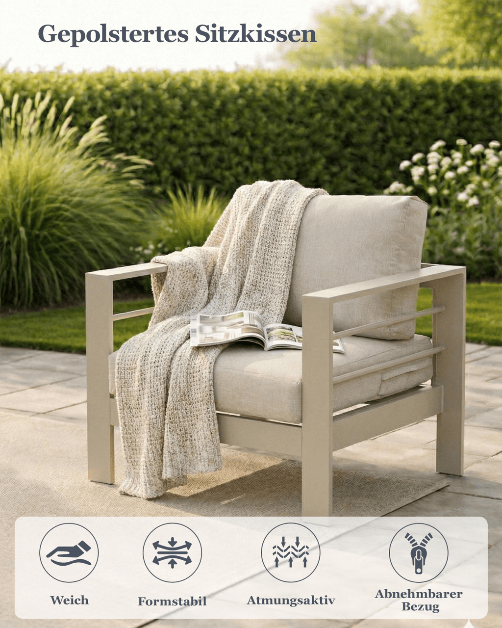 MEXO Gartenlounge 5 - tlg. 5–7 Personen - MeXo