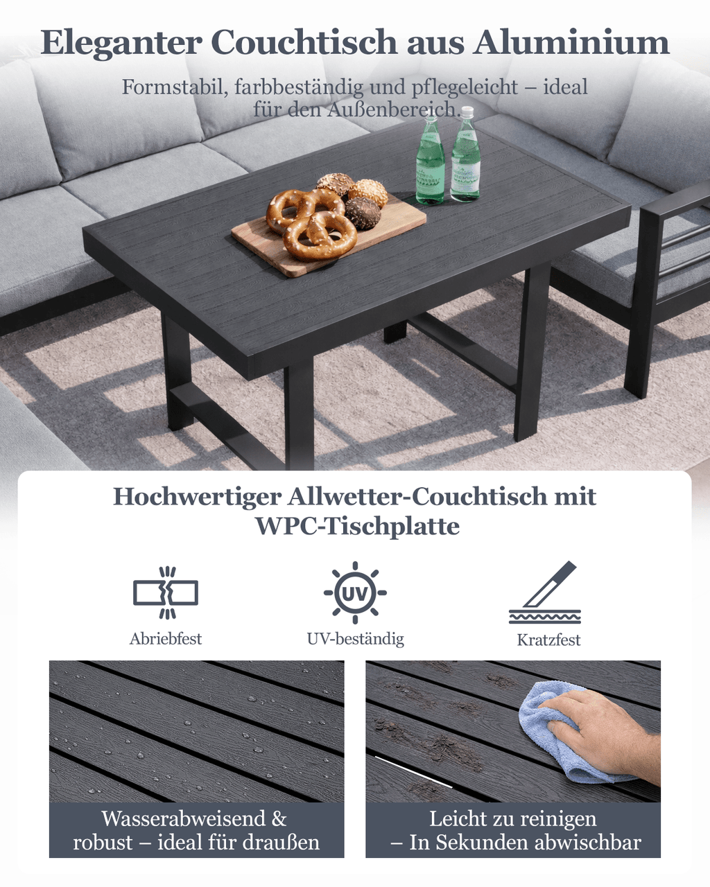 MEXO Gartenlounge 5 - tlg. 6–8 Personen - MeXo