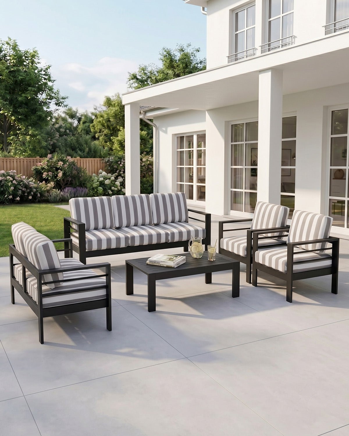 MEXO Gartenlounge-Set 5-tlg. 6–7 Personen - MeXo