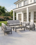MEXO Gartenlounge-Set 5-tlg. 6–7 Personen - MeXo