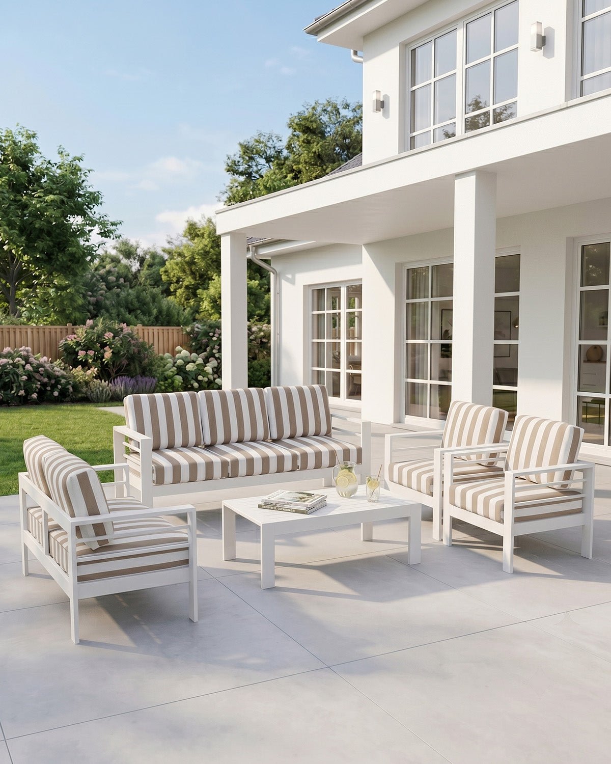 MEXO Gartenlounge-Set 5-tlg. 6–7 Personen - MeXo