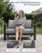 MEXO Gartenlounge - Set 5 - tlg. 6–7 Personen - MeXo