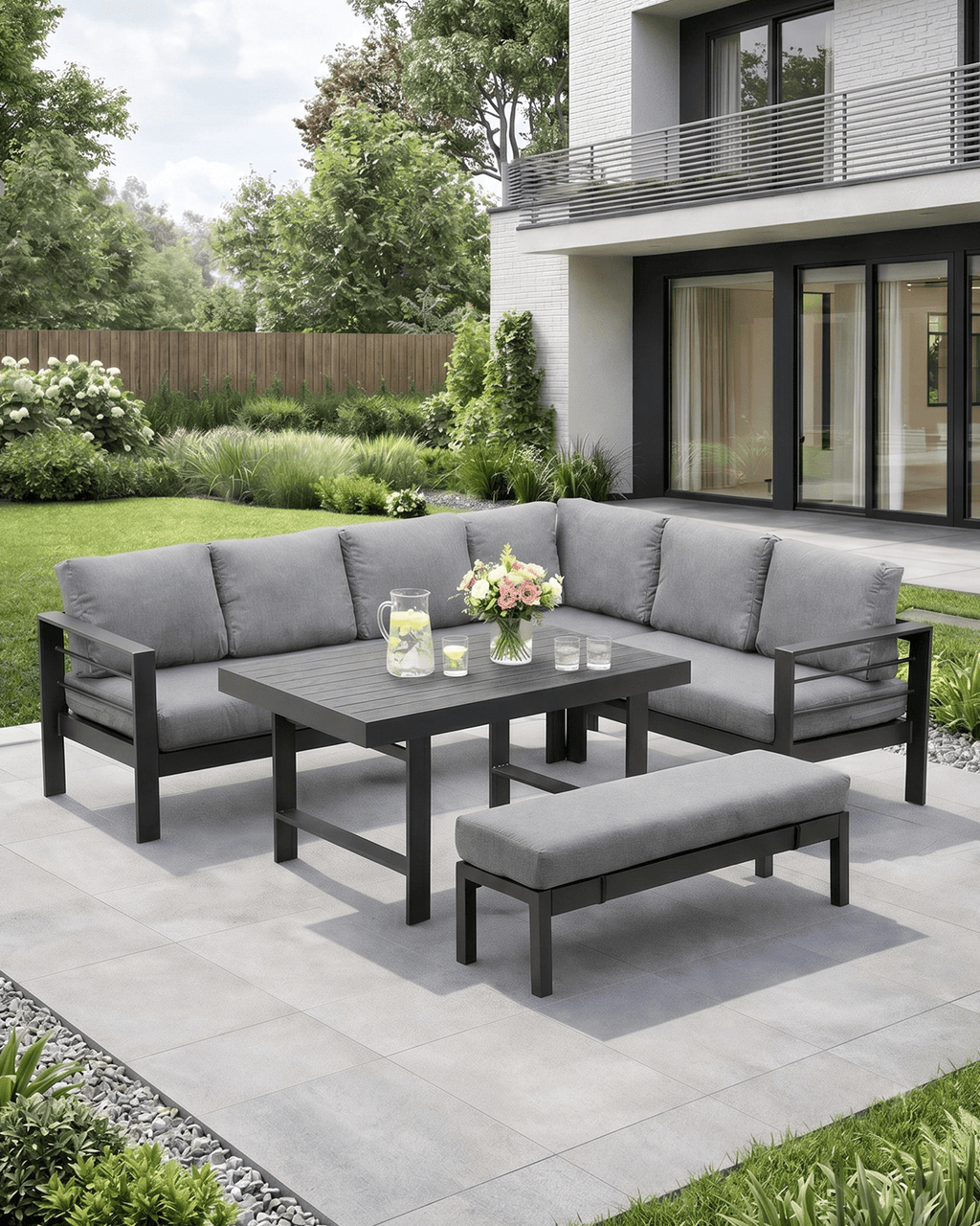 MEXO Gartenlounge-Set 6–8 Personen - MeXo