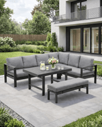 MEXO Gartenlounge-Set 6–8 Personen - MeXo
