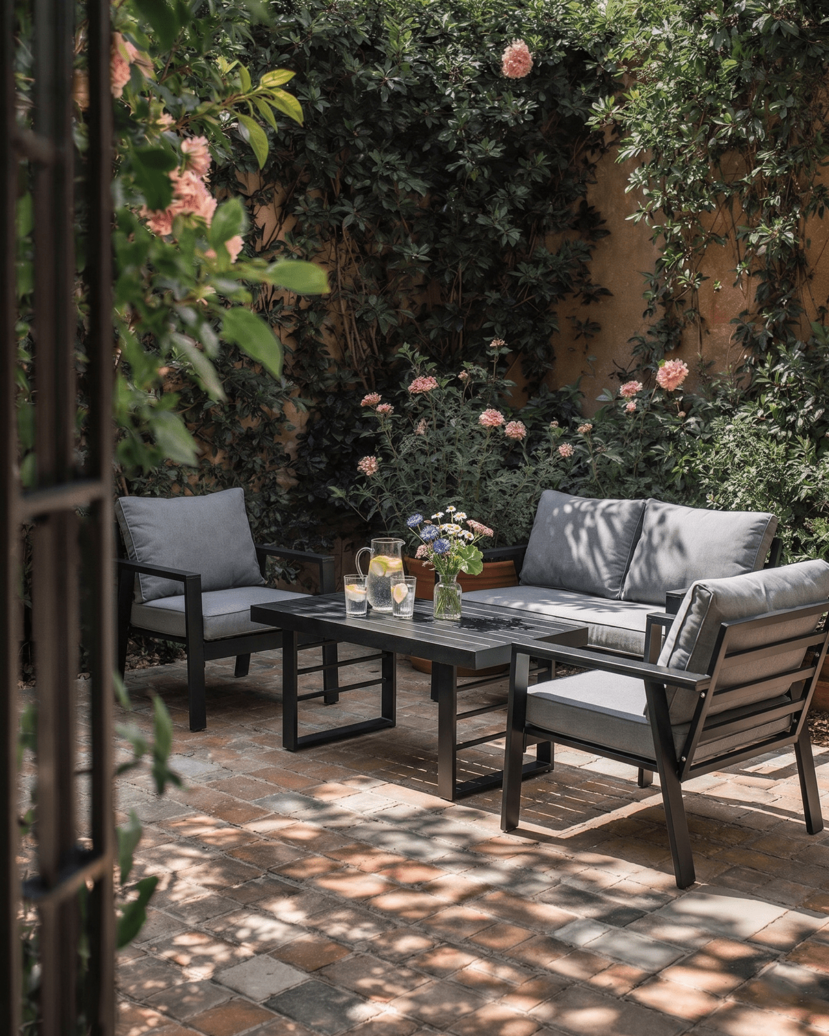 MEXO Gartenmöbel Set 4-tlg. 3–4 Personen - MeXo