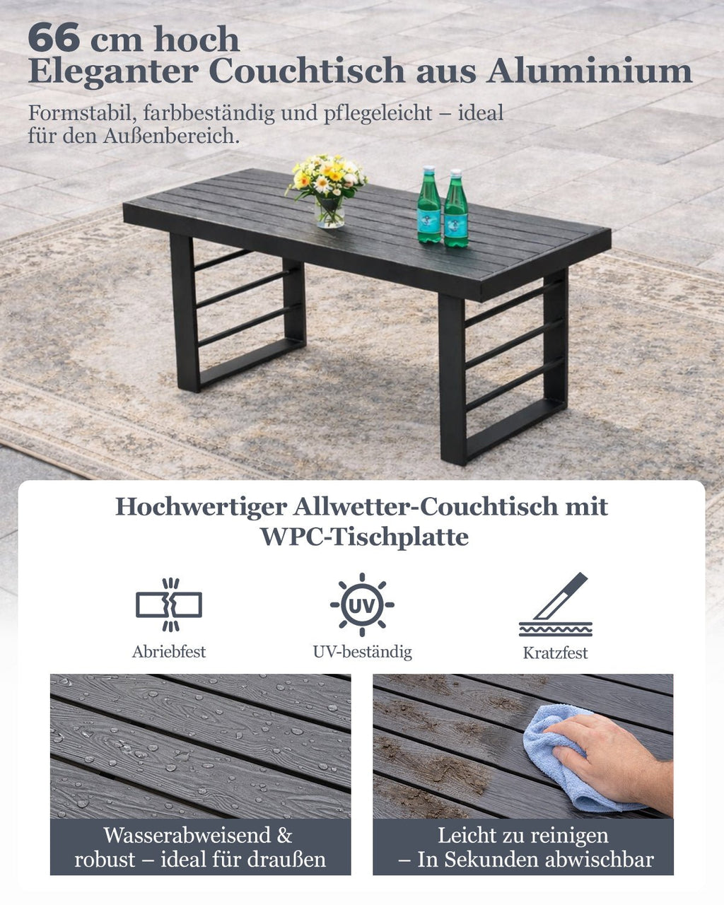 MEXO Gartenmöbel Set 4-tlg. 4–5 Personen - MeXo
