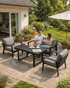 MEXO Gartenmöbel Set mit Tisch 4-tlg. - MeXo