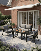 MEXO Gartenmöbel Set mit Tisch 4-tlg. - MeXo