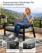 MEXO Gartenmöbel Set mit Tisch 4-tlg. - MeXo