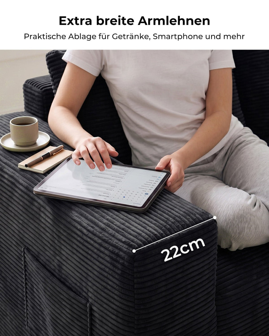 MEXO Modulares Ecksofa 254 cm - MeXo