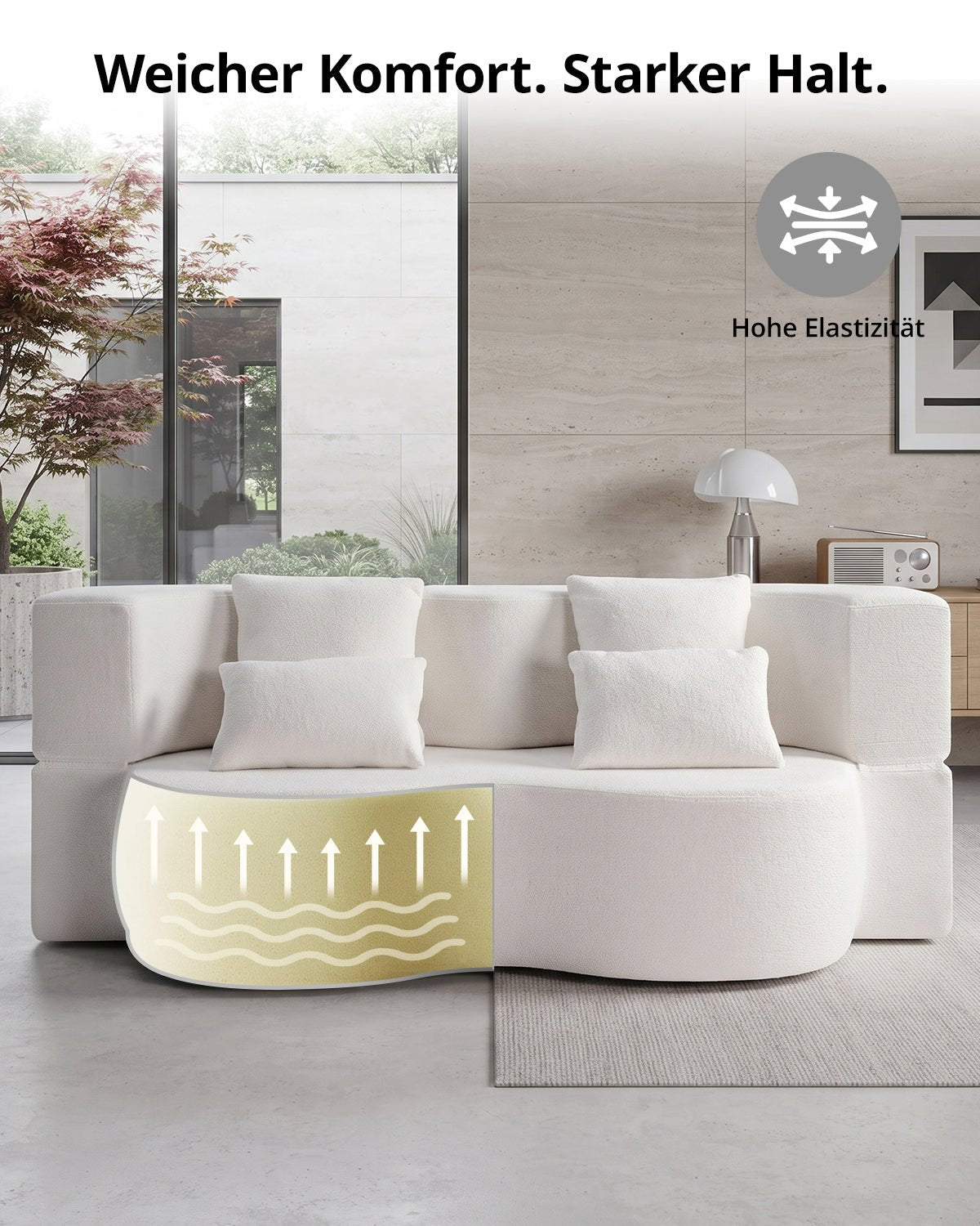 MEXO Schlafsofa 2-Sitzer 196 cm - MeXo