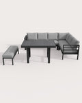 MEXO XXL Garten - Ecklounge 5 - tlg. 6–8 Personen - MeXo