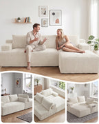 Modulares Cord Ecksofa rechts - MeXo